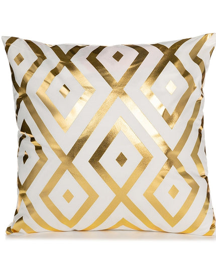 Poszewka na poduszkę elegancka w złotych kolorach