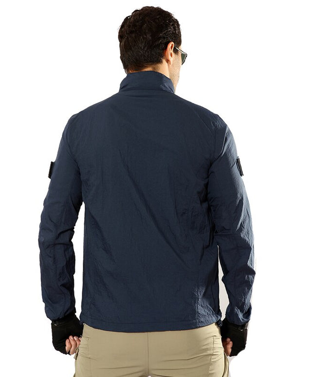 Męska kurtka przejściowa przeciwdeszczowa wiatrówka