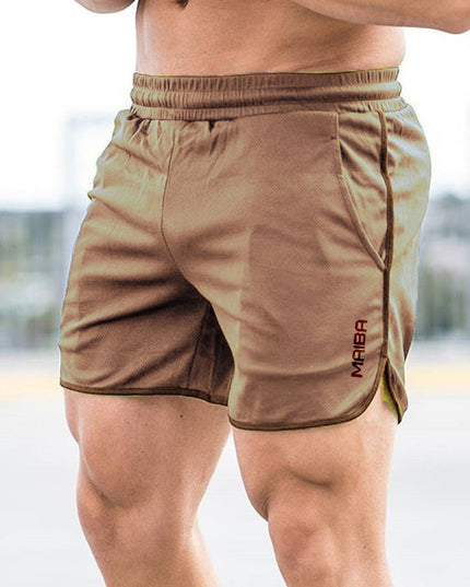 Męskie szorty sportowe z lamówką