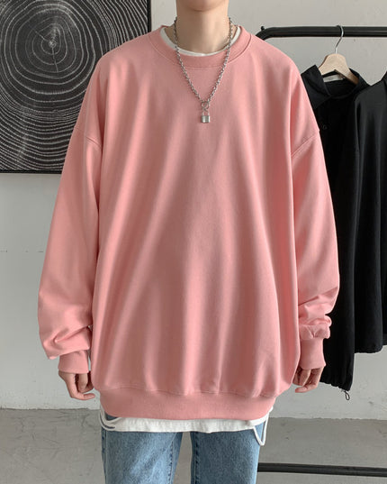 Męska bluza oversize bez kaptura