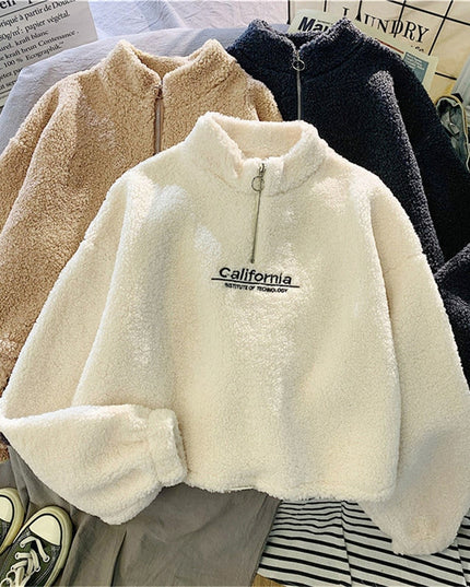 Damska bluza polarowa rozpinana ze stójką