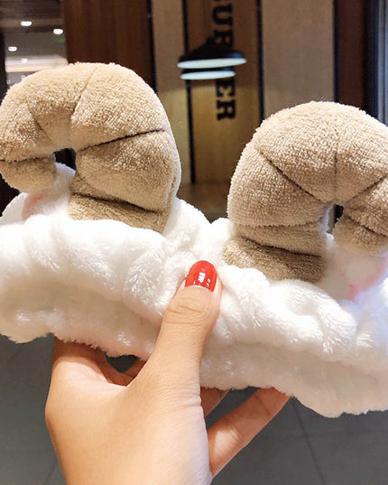 Opaska do włosów z baranimi rogami