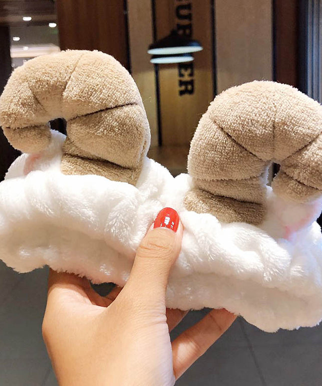 Opaska do włosów z baranimi rogami