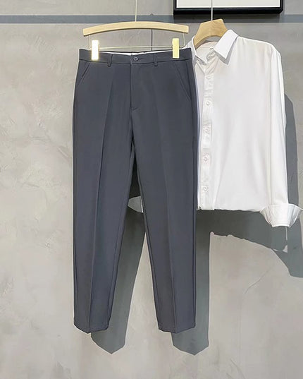 Męskie spodnie chinosy o klasycznym kroju