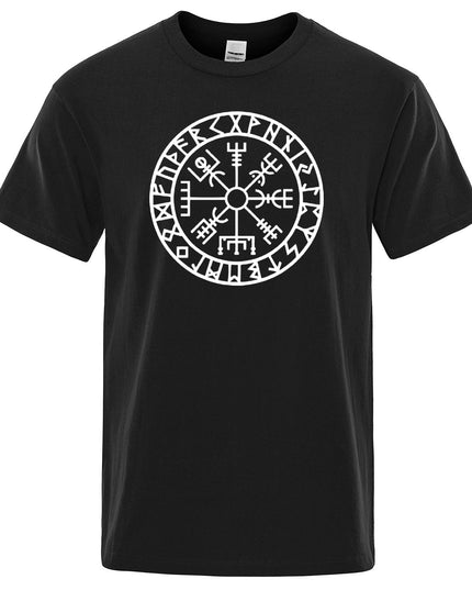 Męski T-shirt klasyczny z nordyckim motywem