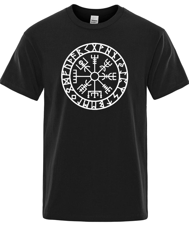 Męski T-shirt klasyczny z nordyckim motywem