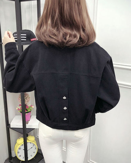 Damska kurtka jeansowa klasyczna o prostym kroju