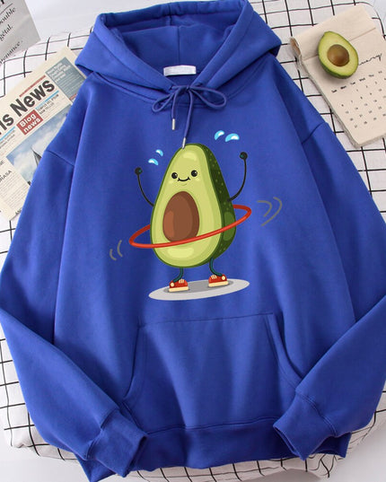 Damska bluza z nadrukiem awokado