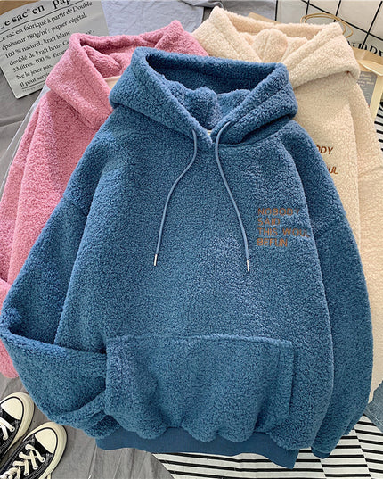 Damska bluza polarowa z kapturem