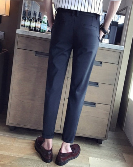 Meskie spodnie chinosy z elastycznej tkaniny