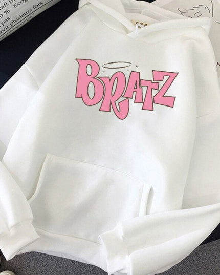 Damska bluza z kapturem z logo BRATZ