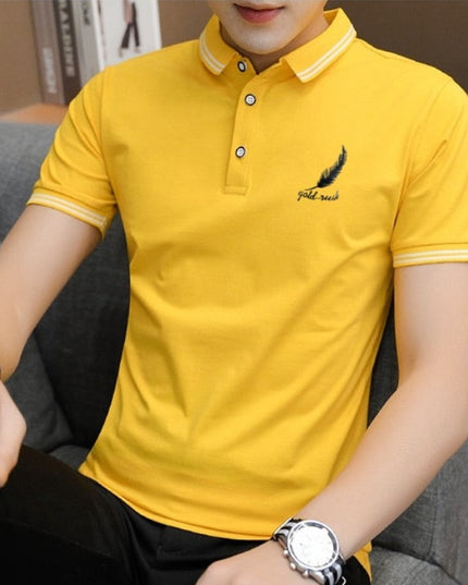 Męska koszulka polo z nadrukiem