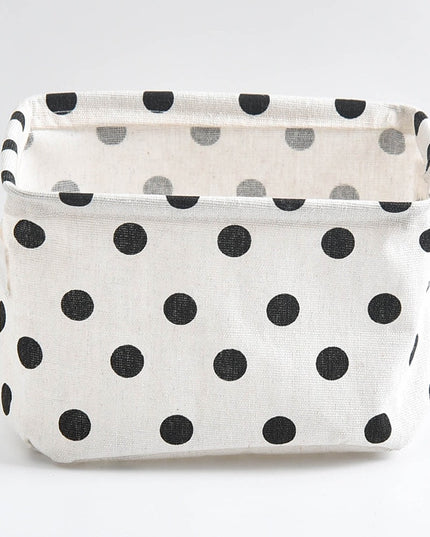 Organizer pudełko do przechowywania lniane