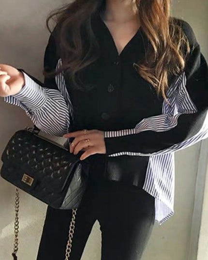 Damski sweter rozpinany o kroju koszuli