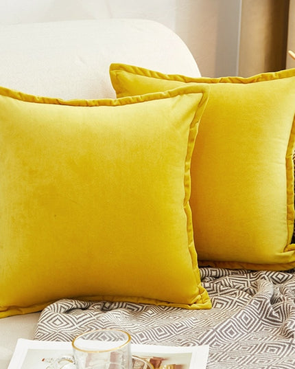 Poszewka na poduszkę aksamitna w jednolitych kolorach