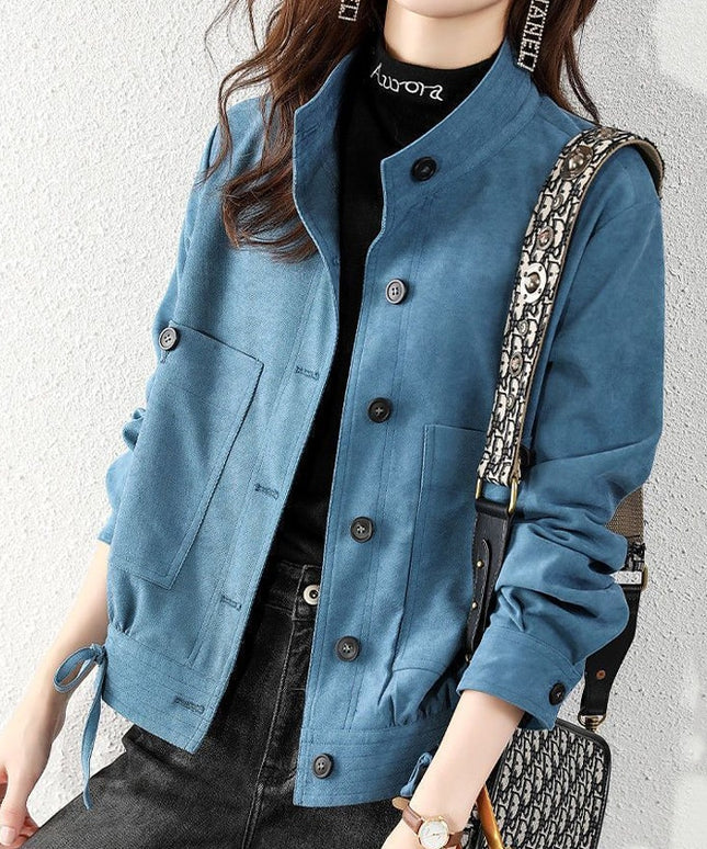 Damska kurtka przejściowa zapinana na guziki