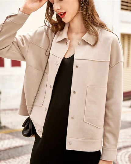 Damska kurtka przejściowa z kieszeniami