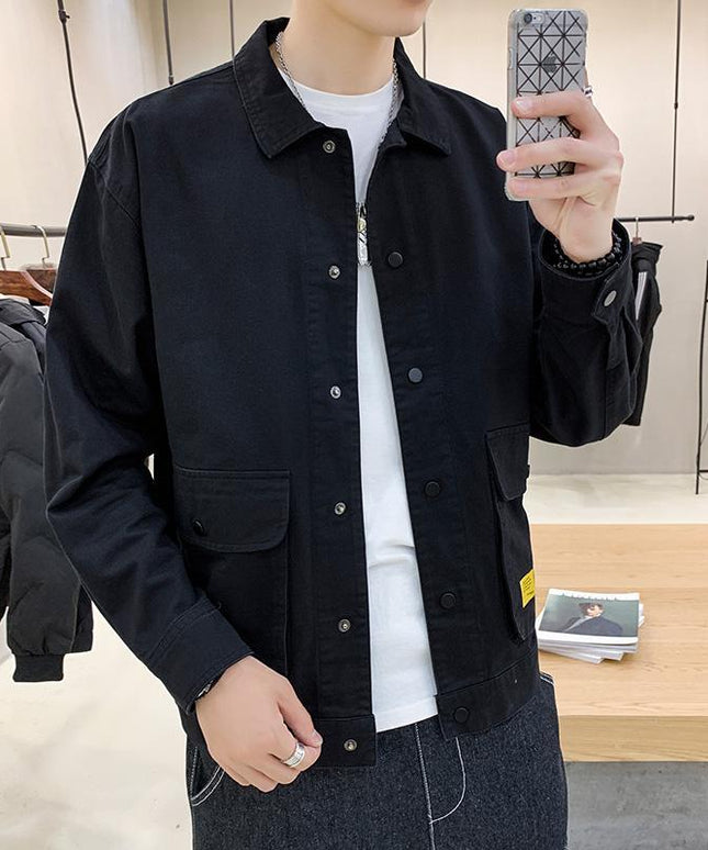 Męska kurtka przejściowa klasyczna luźna