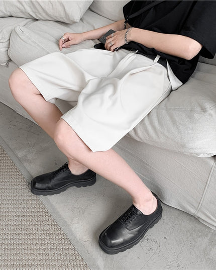 Męskie szorty eleganckie do kolan