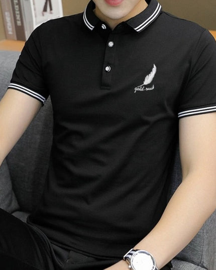 Męska koszulka polo z nadrukiem