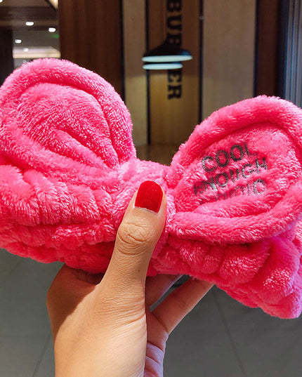 Opaska do włosów z napisem COOL ENOUGH STUDIO