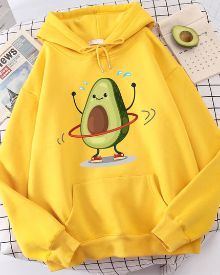 Damska bluza z nadrukiem awokado