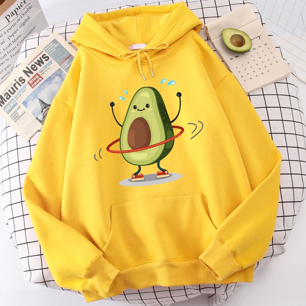 Damska bluza z nadrukiem awokado