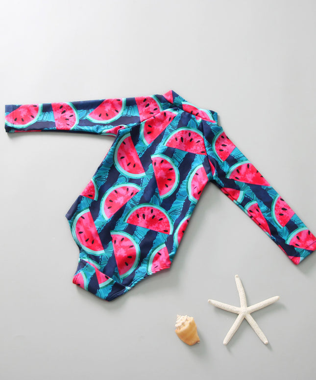 Jednoczęściowy kostium kąpielowy dla dziewczynki w arbuzy