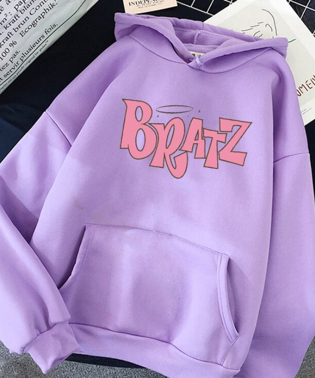 Damska bluza z kapturem z logo BRATZ