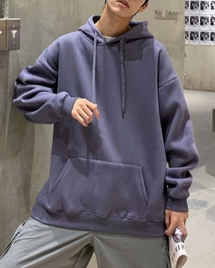 Męska bluza klasyczna z kapturem