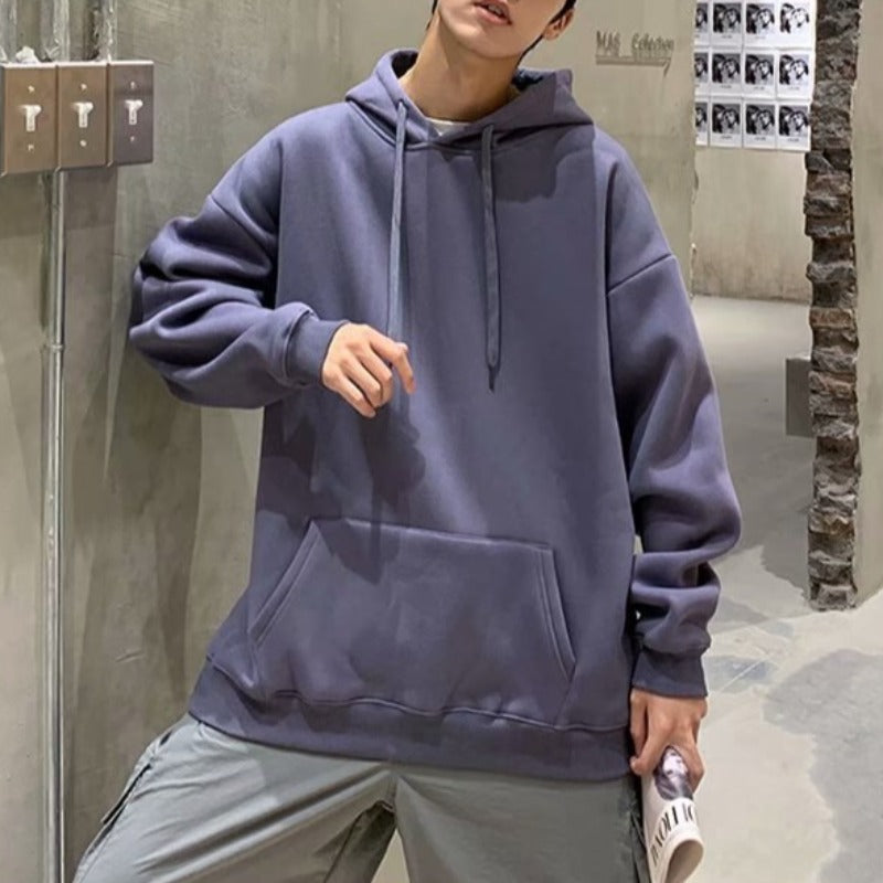 Męska bluza klasyczna z kapturem