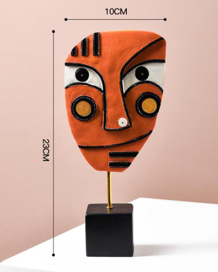 Figurka dekoracyjna kolorowa ozdoba abstrakcyjna