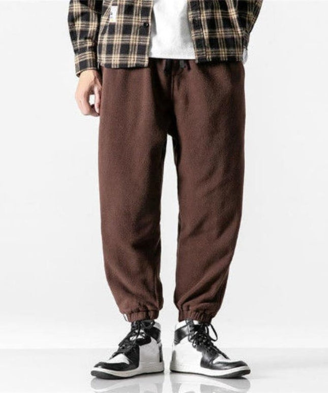 Męskie spodnie dresowe z wiązaniem