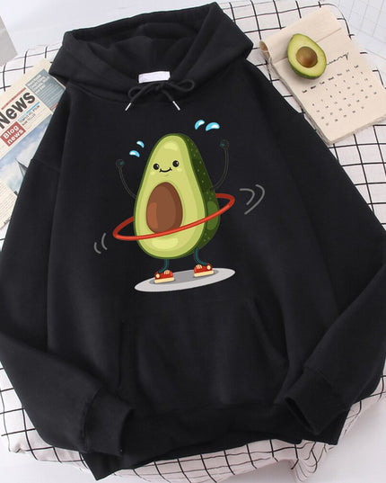 Damska bluza z nadrukiem awokado