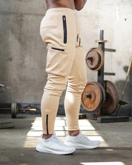 Męskie spodnie dresowe ze zwężanymi nogawkami