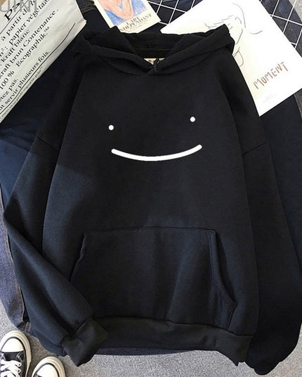 Męska bluza z nadrukiem i kapturem