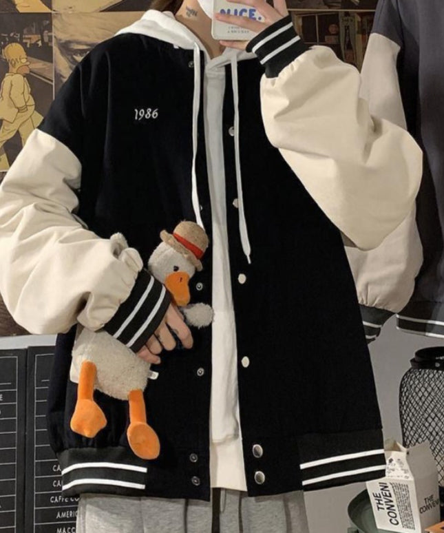 Męska kurtka przejściowa bomberka bejsbolówka