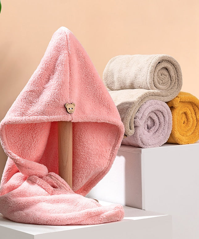 Ręcznik łazienkowy do osuszania włosów turban