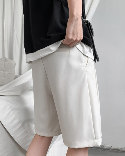 Męskie szorty eleganckie do kolan