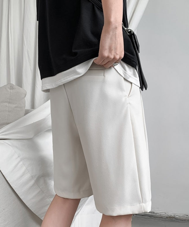 Męskie szorty eleganckie do kolan