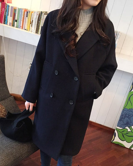 Damski płaszcz klasyczny oversize