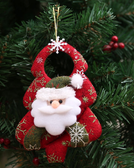 Świąteczna wisząca ozdoba z mikołajem