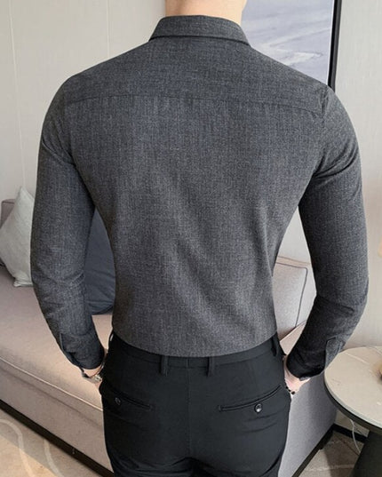 Męska koszula klasyczna o dopasowanym kroju