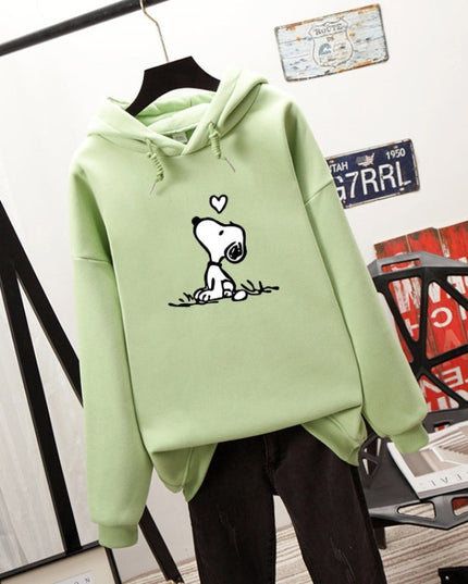 Damska bluza z kreskówkowym pieskiem