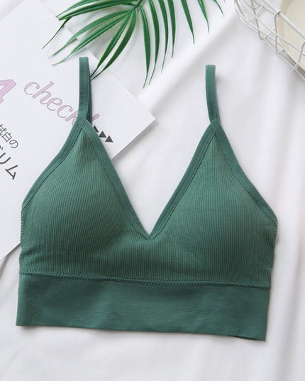 Damski Top z odkrytymi plecami z dekoltem V