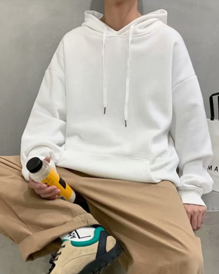 Męska bluza klasyczna z kapturem