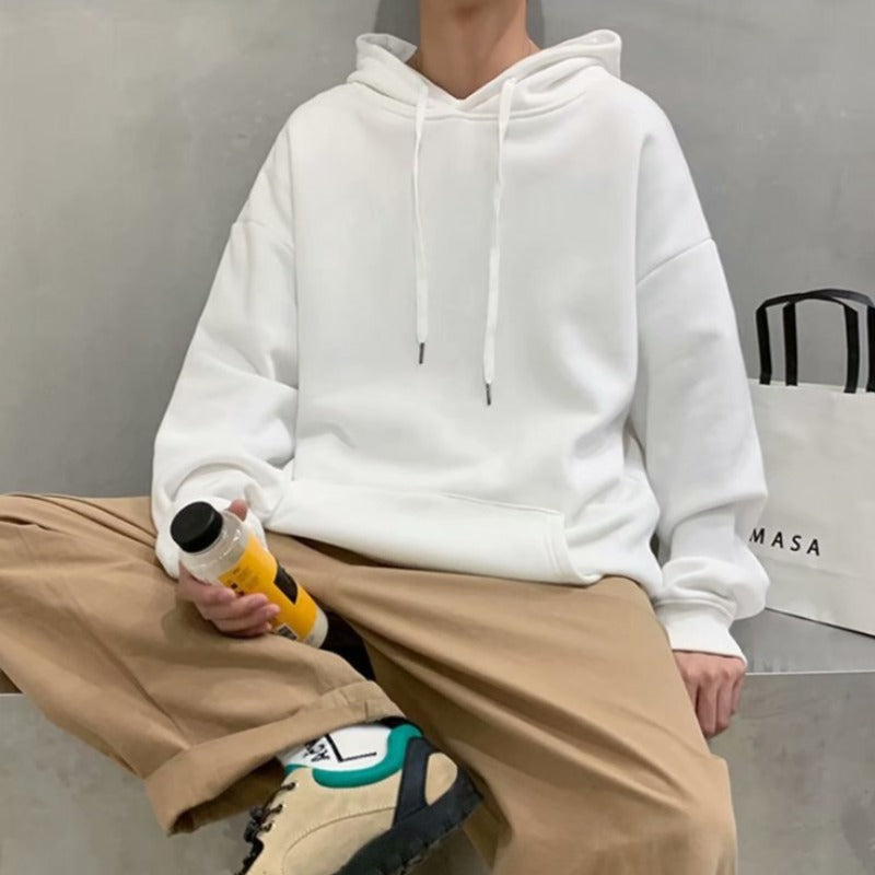 Męska bluza klasyczna z kapturem