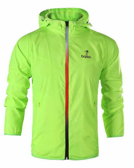 Męska kurtka przejściowa wiatrówka z kapturem