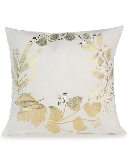 Poszewka na poduszkę elegancka w złotych kolorach