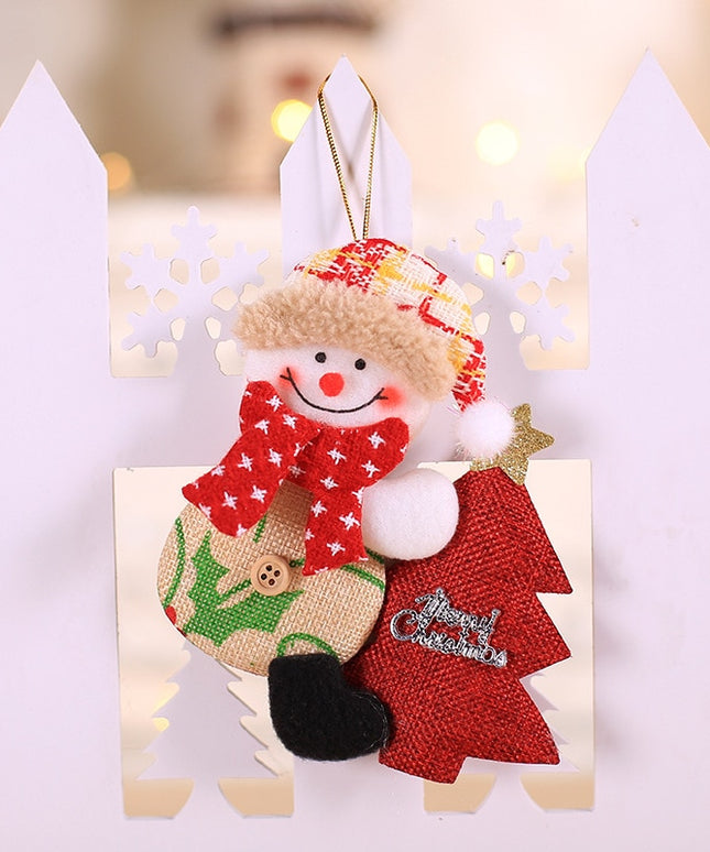 Świąteczna wisząca ozdoba z bałwanem na choince